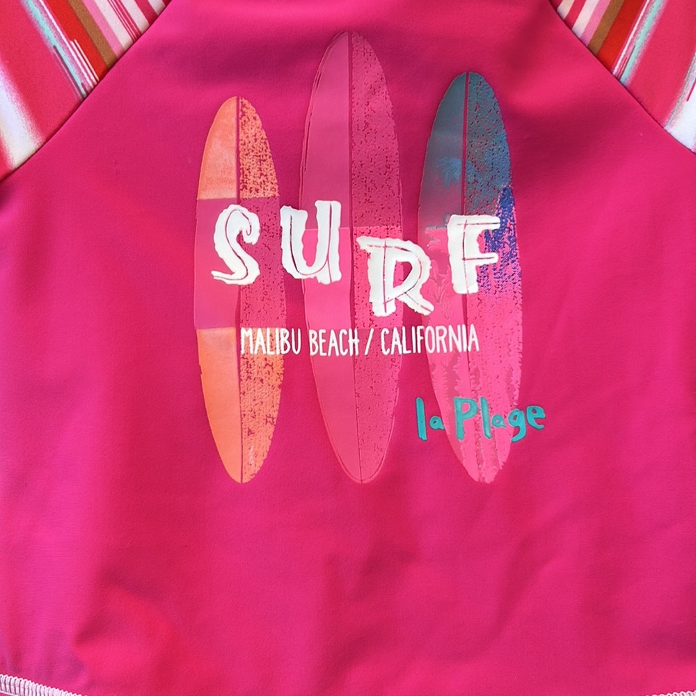 NWT ROCOCO SWIM BABY RASHGUARD SET PINK - Picture 4 of 8